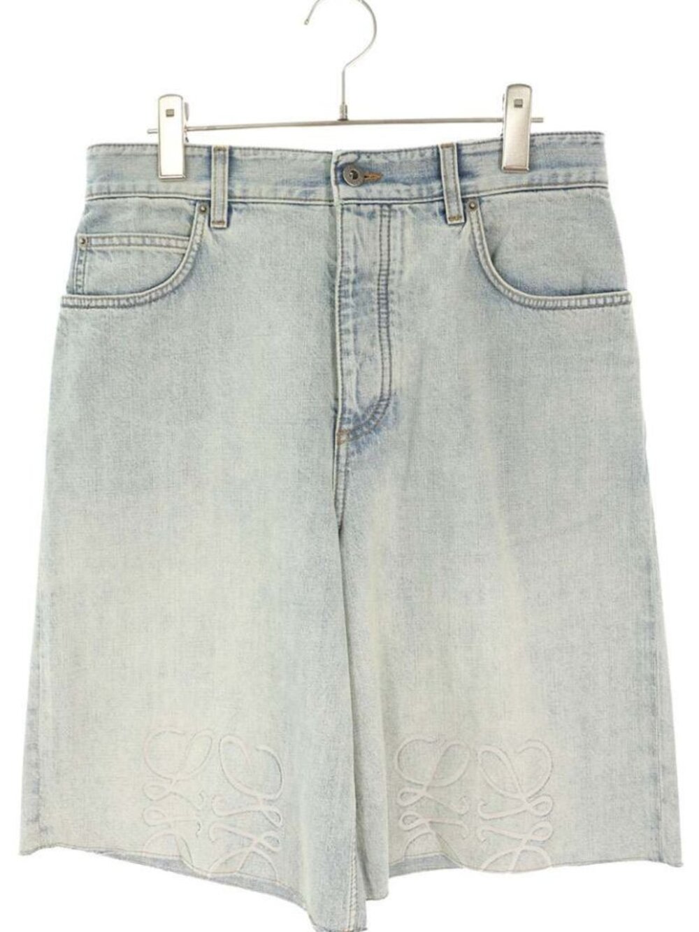 Loewe Anagram Denim Shorts 46